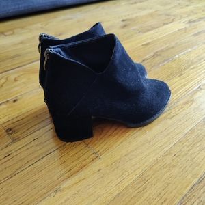 Suede Heel Booties